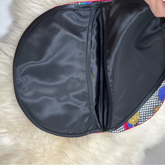 Christian Dior Vintage Lingerie /Hosiery Bag Rare!Houndstooth Ribbon Logo Print - Picture 5 of 15